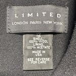 The Limited  Vintage Black Wool Dress Sheath‎ Career Office Size 12 Made in USA Photo 3