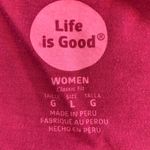 Life is Good  Gratitude T-Shirt Womens Large Grateful V-Neck Cozy Comfy Cabincore Photo 2