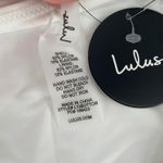 Lulus White High Waisted Bikini Bottoms Size L Style L13bottom Photo 4