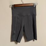 Girlfriend Collective  Gray High Rise Bike Shorts- Size XS Photo 2