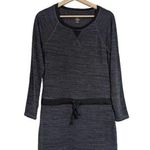 Balance Collection  Knit Drawstring Dress Womens Size‎ S Long Sleeve Gray Photo 0