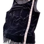 Vintage Victor Costa Feather Shirt size medium Black Photo 4