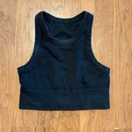 Alo Yoga ALO Seamless Delight High Neck Sports Bra Black size XS Photo 2