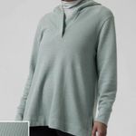 Athleta Seafoam Coaster Luxe Waffle Hoodie Photo 0
