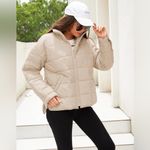 Quilted Puffer Coat With Pockets Photo 1