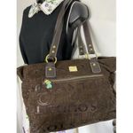 Tous  msrp brown suede leather cross body bag Photo 8