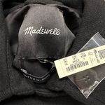 Madewell NWT  Women's Black Double-Breasted Trench Coat Size S Wool Winter Cozy Photo 8