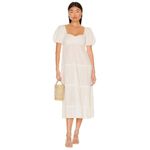 Show Me Your Mumu  Odette Midi Dress in White Small Womens Long Cotton Photo 3
