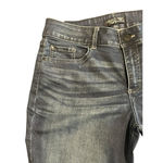 Lee  Riders Jeans Women's Size 16P Mid Rise Skinny Blue Distressed Stretch Pants Photo 5