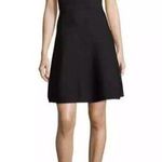 Cushnie et Ochs Black Ribbed Knit One Shoulder Sleeveless Mini Dress Size Medium Photo 0
