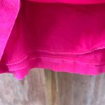 Anthropologie Edme & Esyllte Bright Pink Linen Blend Mini Dress Size 6 Photo 3