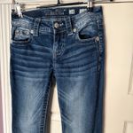 Miss Me Low Rise Angel Wings Y2K Bootcut Jeans Sz 24 Embroidered Photo 1