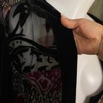 Chico's Vtg Velvet Burnout Silk Blend Kimono Topper Sz 3 XL Gothic Chic Oriental Photo 7
