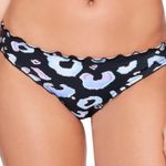 Salt+Cove Animal Print ruffle bikini swim bottom Black Size L Photo 0