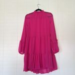 Vince Camuto Hot Pink Long Sleeve Dress Photo 1