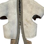 Naot Sandals Women Size 9 Womens 7 EU 40 Gray Suede Santa Barbara Two Strap Cork Photo 5