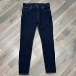 Ralph Lauren Polo  Tompkins Mid Rise Skinny Jeans Dark Blue Size 30 Photo 4