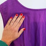 Woman Within Purple Cotton Top Photo 8