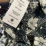 WARM Dress Big Love Floral Tiered Tie Shoulder Maxi Dress Size S Black Photo 11