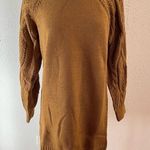 Who What Wear NWT  Rust Chunky Cable Knit Sweater Dress Small Photo 1