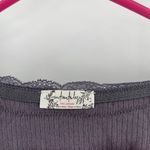 Free People  INTIMATELY Pajama Sleep Shirt Size Small NWT Boulevard Gray Thermal Photo 4