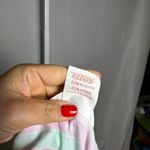 Vintage Striped Pastel Sundress Pink Size M Photo 3