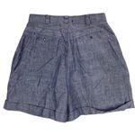 TOGETHER! Pleated Front High Rise Cuffed Short Blue Size undefined Photo 1