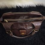 Unzip to expand! ACP High End Chocolate Brown Leather Bag! Brown Photo 2