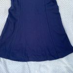 Boden Navy flowy dress sz 4 office business casual wedding guest minimalist Blue Photo 4