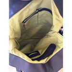 Anthropologie Lucky Penny  Black & Cream Embroidered Floral Hobo Photo 6