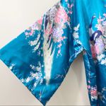 FP in Tokyo Floral Kimono Blue/Pink Robe Blue Size 2X Photo 3