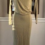 Donna Karan DKNY Pure Cargo Green Midi Dress Size XS NWT $119.00 Photo 5