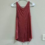 Old Navy  Womens Tank‎ Top Sleeveless Heather Red Casual Basic Medium Photo 5