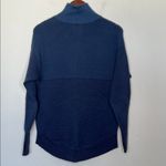 Aerie OFFLINE by  Home Stretch Ribbed Half Zip Sweater Blue Size Small Photo 6
