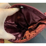 Crossbody Purse Bag Fringe Beaded Sequins Burgundy Boho‎ Cocktail Party Evening Photo 7