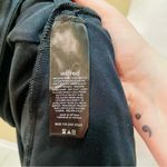 Wilfred  Black Jersey Faux Wrap Dress Medium Photo 4