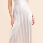 Rebecca Taylor Lamé Pleated Dress Photo 3