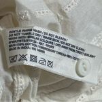 FatFace  Ivory Embroidered Long Sleeve Buttonup Rodeo Cowgirl Peasant XS/S Photo 7