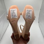 Badgley Mischka NWOB  Teasha Wedge Sandal size 6 soft nude Photo 6