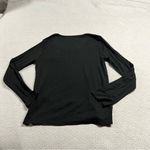 Lauren Ralph Lauren Womens Pajama Top Black Animal Print 2044 Embroidery Medium Photo 5