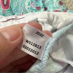 Peter Millar  Women’s Capri Pants Golf Mid Rise Paisley Multicolor in Blue Pink 8 Photo 10