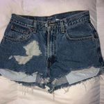 Levi’s 550 Cut Off Jean Shorts Photo 0