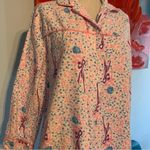 Vintage Millay Flannel Nightgown Pajamas Feminine S Small Pink Photo 1