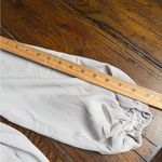 None NWOT Elegant Gray Dress with Lace Trim L Photo 6