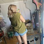 Urban Outfitters BDG Dolman Sleeve Relaxed Fit Pullover Knit Shirt Green Size Small Photo 2