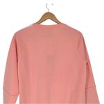 Adidas Glo Pink White Sweatshirt size Medium Crew Neck Long Sleeves NWT Stripes Photo 4