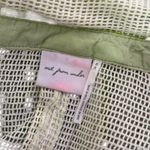 Out From Under  Beach Boardwalk Oversized Shirt Size M Mesh Beach BOHO‎ Green Photo 4