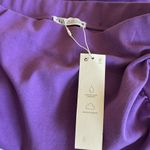 ZARA NWT SHORT GATHERED MINI SKIRT PURPLE LARGE Photo 8