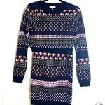 re:named NWOT Renamed 2-Piece Sweater Skirt Set - Long Sleeve - Graphic Print - Women L Photo 0