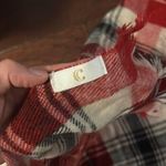 Amazon Red and White Plaid Scarf Photo 4